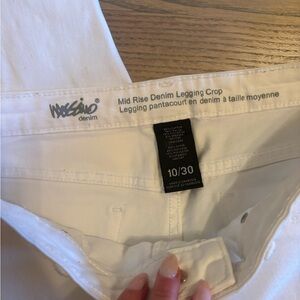 Women’s white jeans